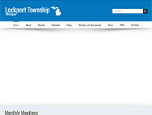 Tablet Screenshot of lockporttwp.com